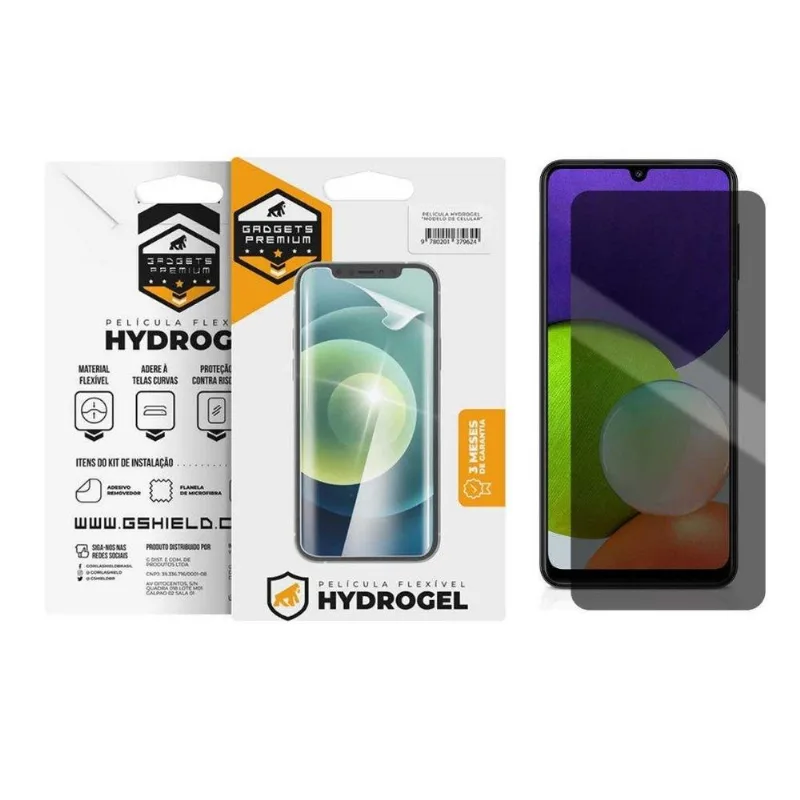 Película Privacidade Hydrogel para Samsung Galaxy A22 4G - Gshield - Gshield - Celular E Smartphone