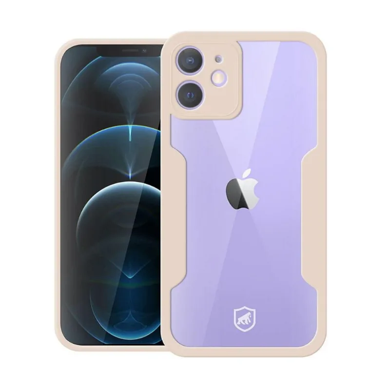 Capa 360 para iPhone 12 - Rosa - Frente e Verso- Gshield - Gshield