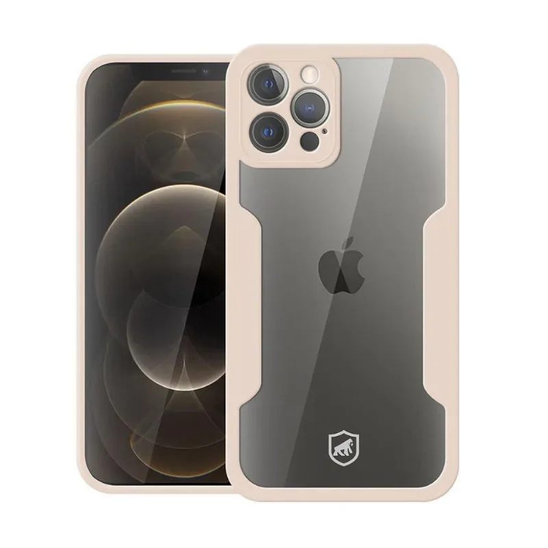 Capa 360 para iPhone 12 Pro - Rosa - Frente e Verso- Gshield - Gshield