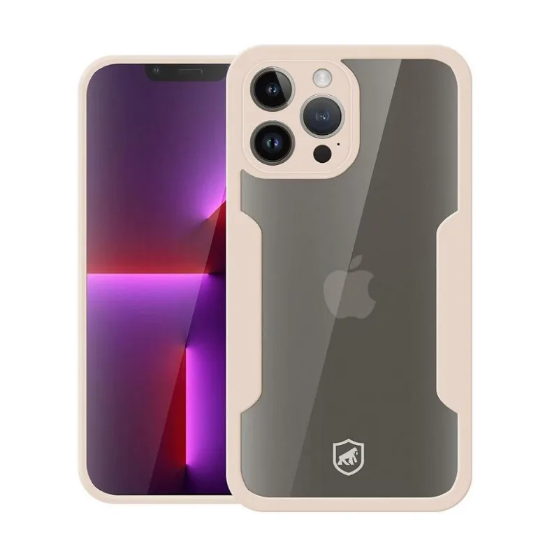 Capa 360 para iPhone 13 Pro - Rosa - Frente e Verso- Gshield - Gshield