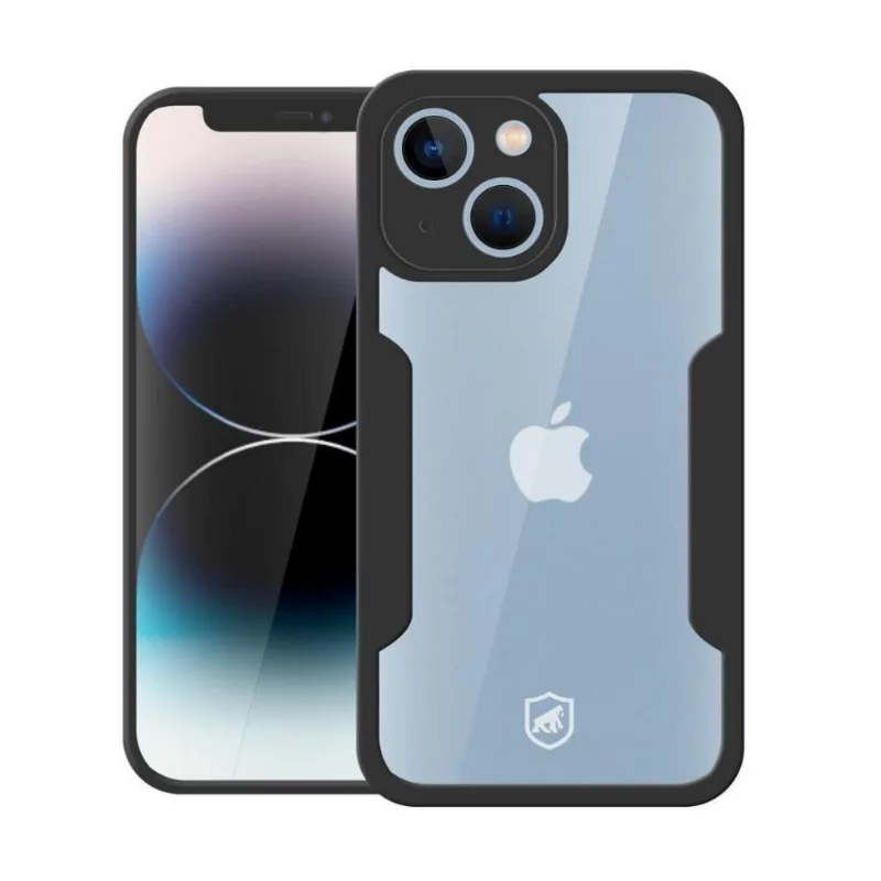Capa 360 Para Iphone 14 - Preta - Frente E Verso- Gshield - Gshield