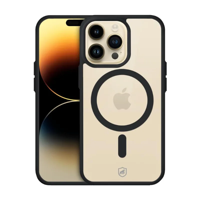 Capa case capinha MagSafe para iPhone 14 Pro Max - Preta - Gshield - Gshield