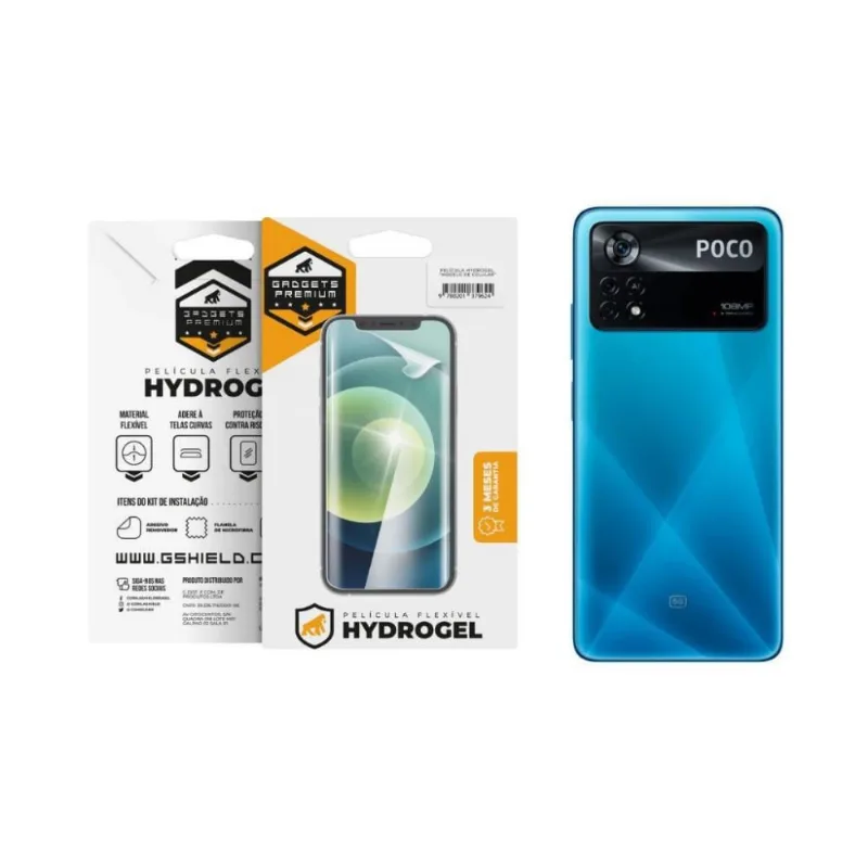 Película para Xiaomi Poco X4 Pro 5G - Traseira Hydrogel HD- Gshield