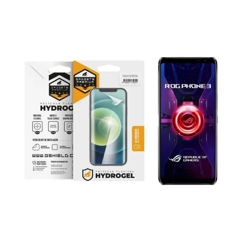 Película para Asus Rog Phone 3 - Hydrogel Gamer Fosca - Gshield - Gshield