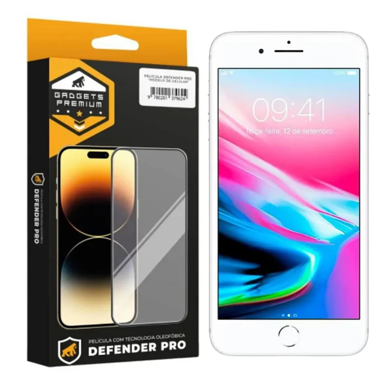 Película para iPhone 7 / 8 / SE 2 - Defender Pro - Branca - Gshield