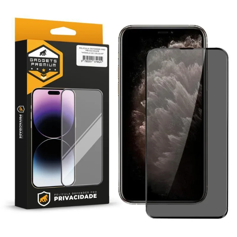Película Para Iphone 11 Pro - Defender Pro Privacidade - Preta - Gshield