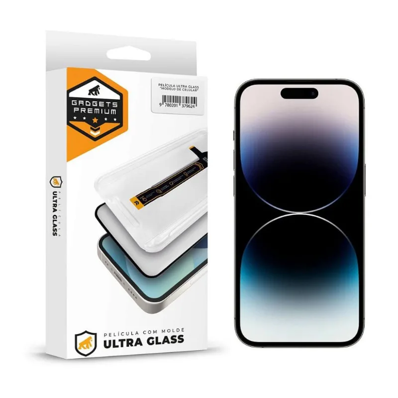 Película para iPhone 14 Pro - Ultra Glass - Preta - Gshield