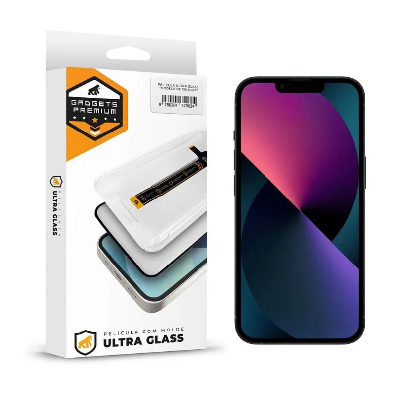 Película para iPhone 13 - Ultra Glass - Preta - Gshield - Gshield