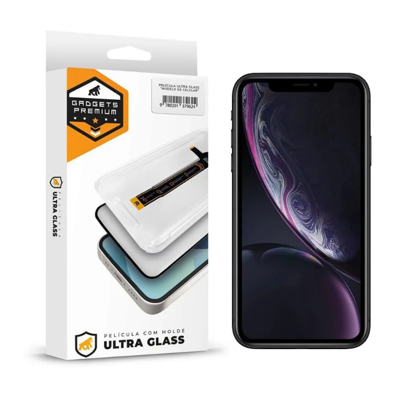 Película para iPhone XR - Ultra Glass - Preta - Gshield