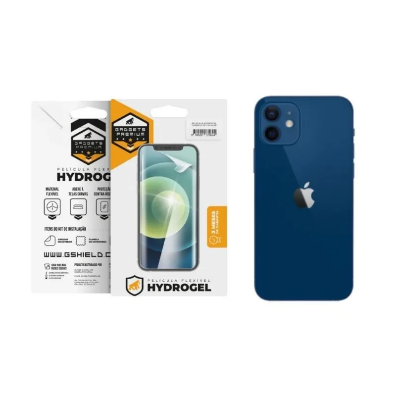 Película Para Iphone 12 Mini - Traseira Hydrogel Hd- Gshield
