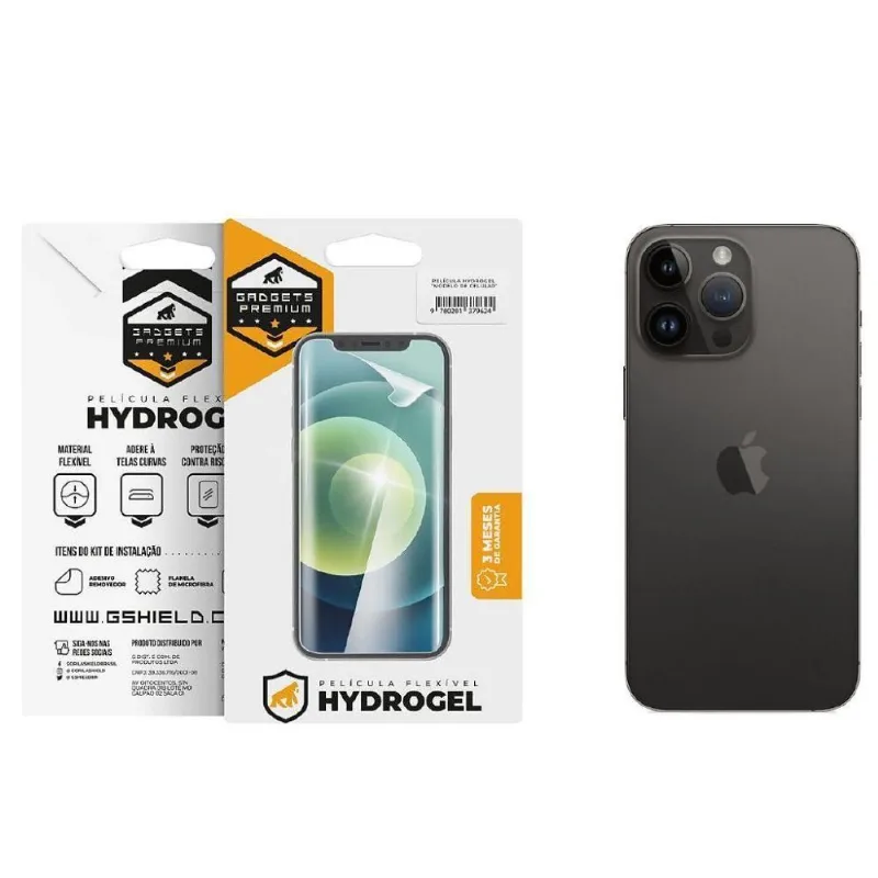 Película Para Iphone 14 Pro - Traseira Hydrogel Hd- Gshield
