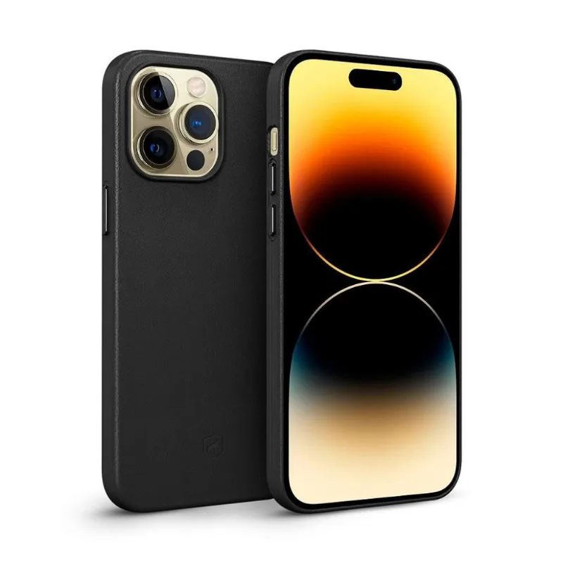 Capa para iPhone 14 Pro Max - Couro Dual Preta - Gshield - Gshield