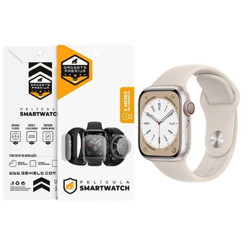 Película para Apple Watch 41mm - Nano Gel Dupla - Gshield - Gshield