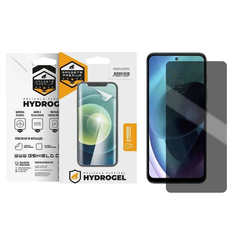 Película para Motorola Moto G71 - Privacidade Hydrogel - Gshield - Gshield