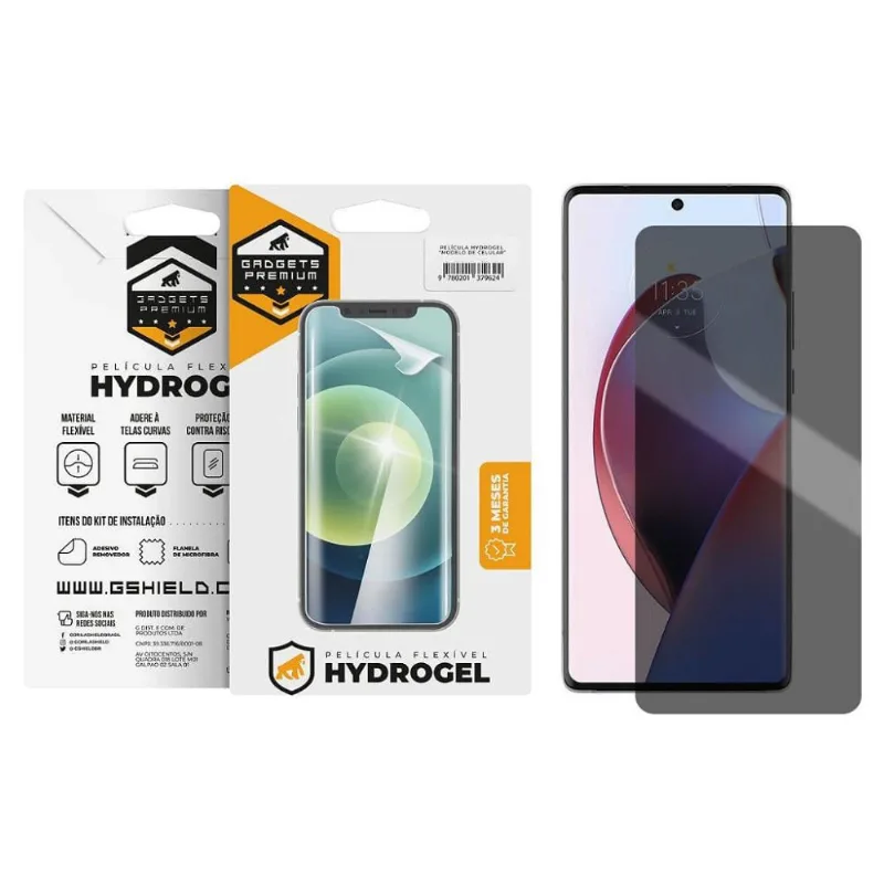 Película para Motorola Edge 30 Ultra - Privacidade Hydrogel - Gshield - Gshield