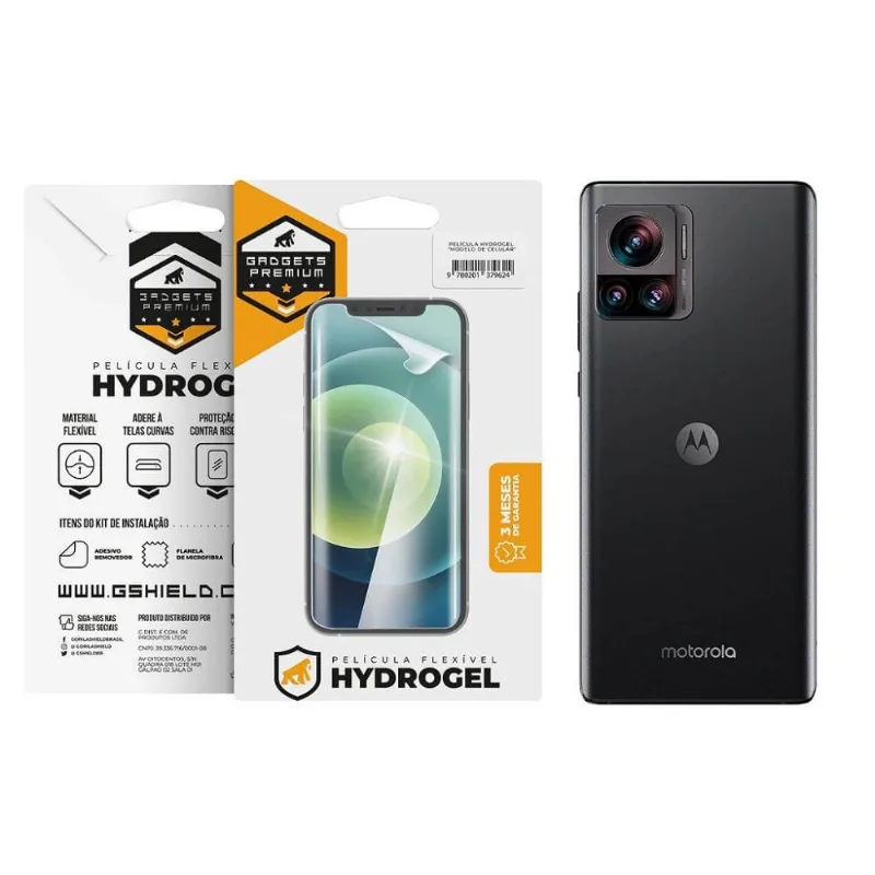 Película para Motorola Edge 30 Ultra - Traseira Hydrogel HD- Gshield