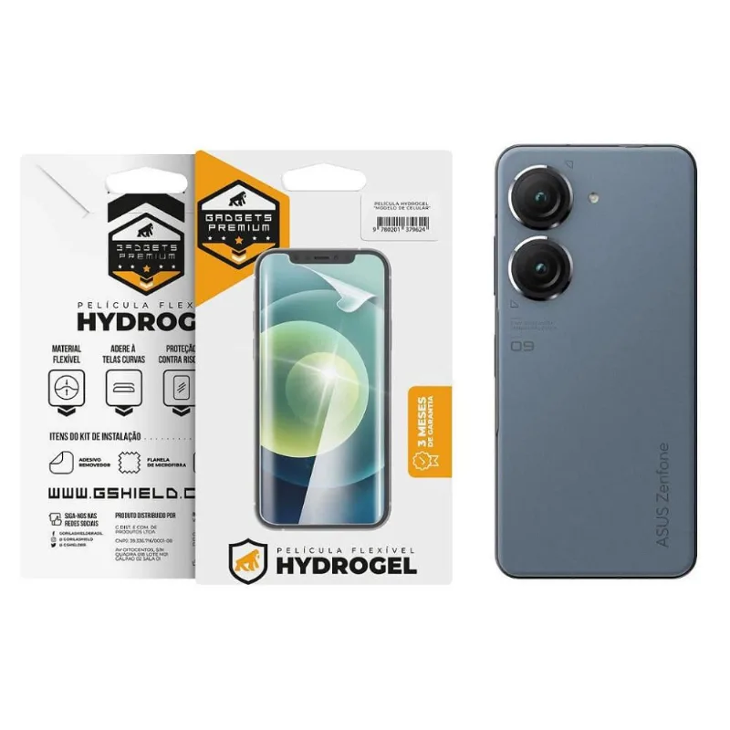 Película para Asus Zenfone 9 - Traseira Hydrogel HD- Gshield - Gshield