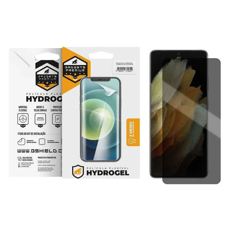 Película para Samsung Galaxy S21 Ultra - Privacidade Hydrogel - Gshield - Gshield - Celular E Smartphone