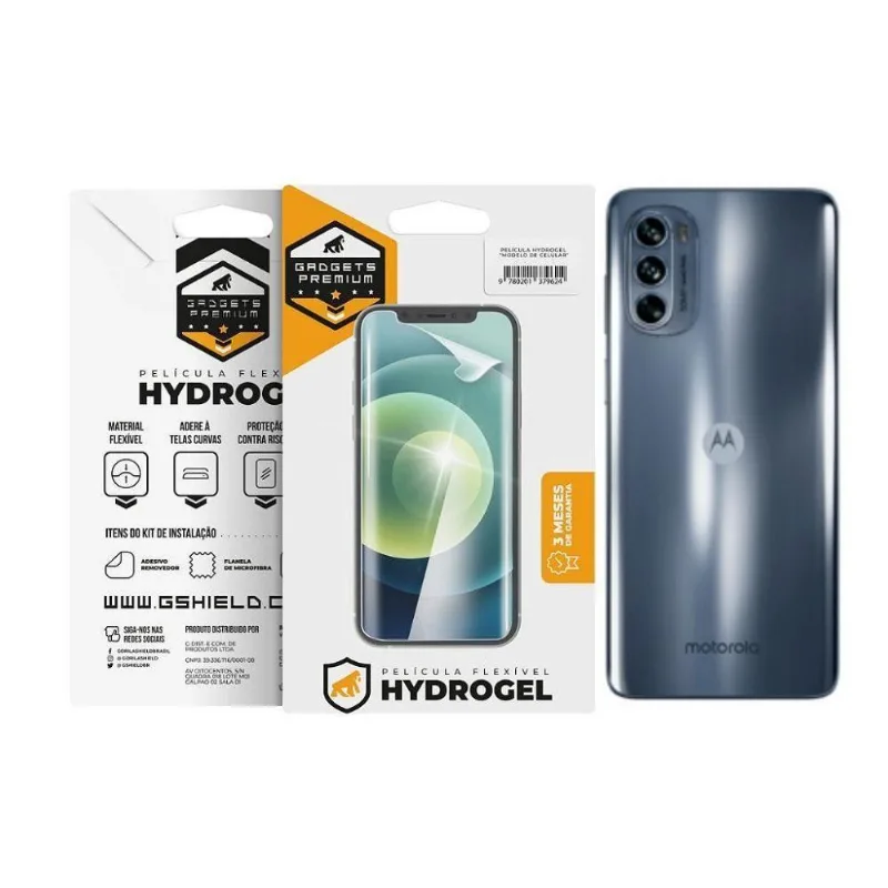 Película Para Motorola Moto G62 5g - Traseira Hydrogel Hd- Gshield