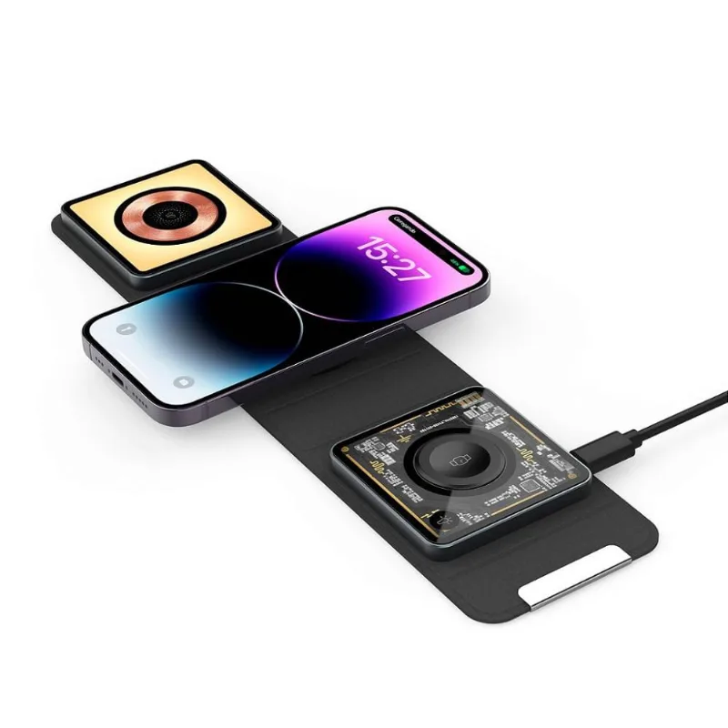 Carregador por indução 3 em 1 Wireless Sem Fio Future [Universal] - Gshield - Gshield