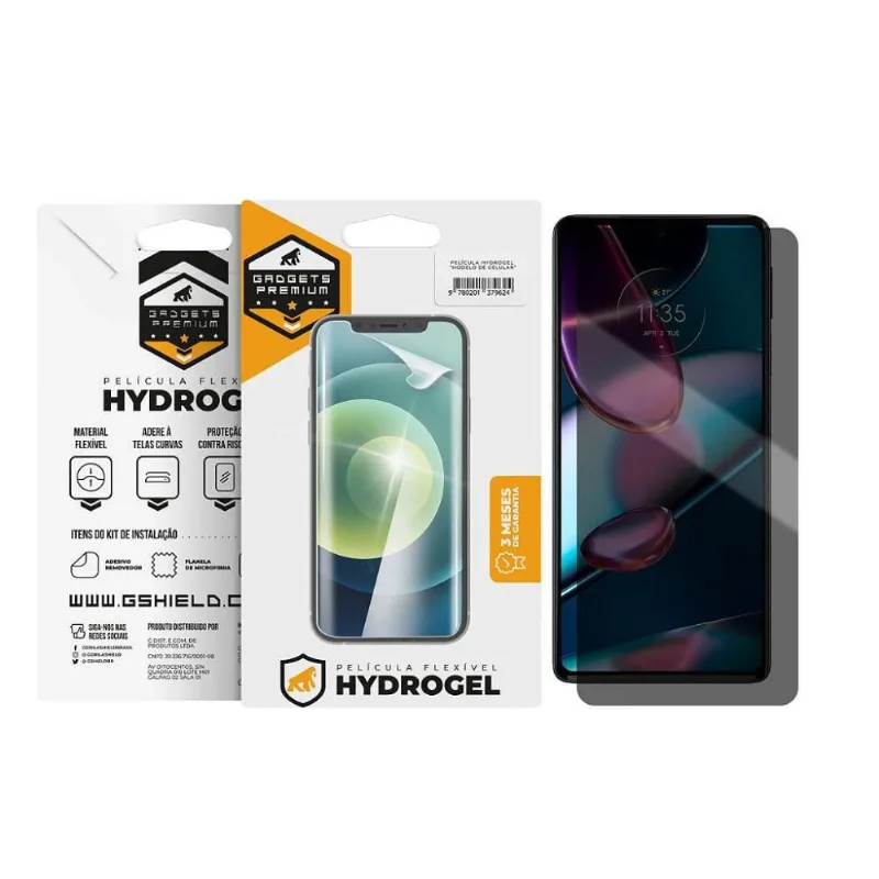 Película para Motorola Edge 30 Pro 5G - Privacidade Hydrogel - Gshield - Gshield