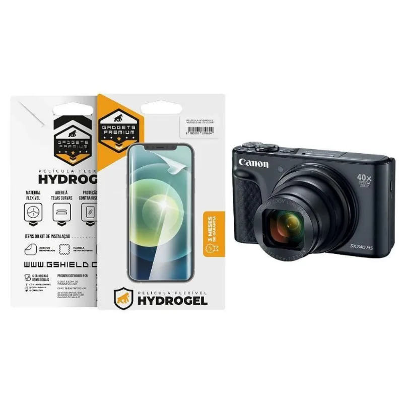 Película Para Canon Powershot Sx740 Hs - Hydrogel Hd - Gshield - Gshield