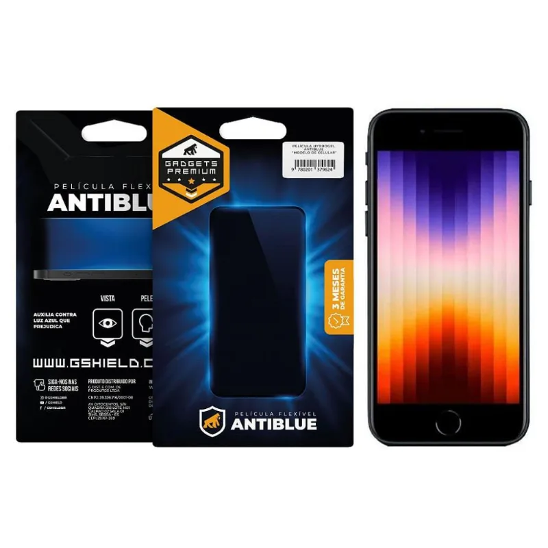 Película para iPhone 7 / 8 / SE 2 / SE 3 - AntiBlue - Gshield - Gshield