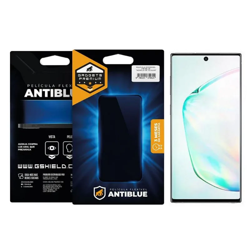 Película para Samsung Galaxy Note 10 - AntiBlue - Gshield - Gshield - Celular E Smartphone