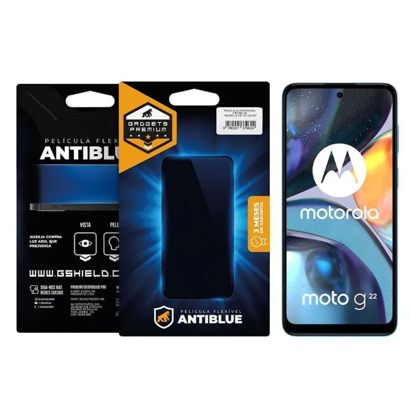Película para Motorola Moto G22 - AntiBlue - Gshield - Gshield