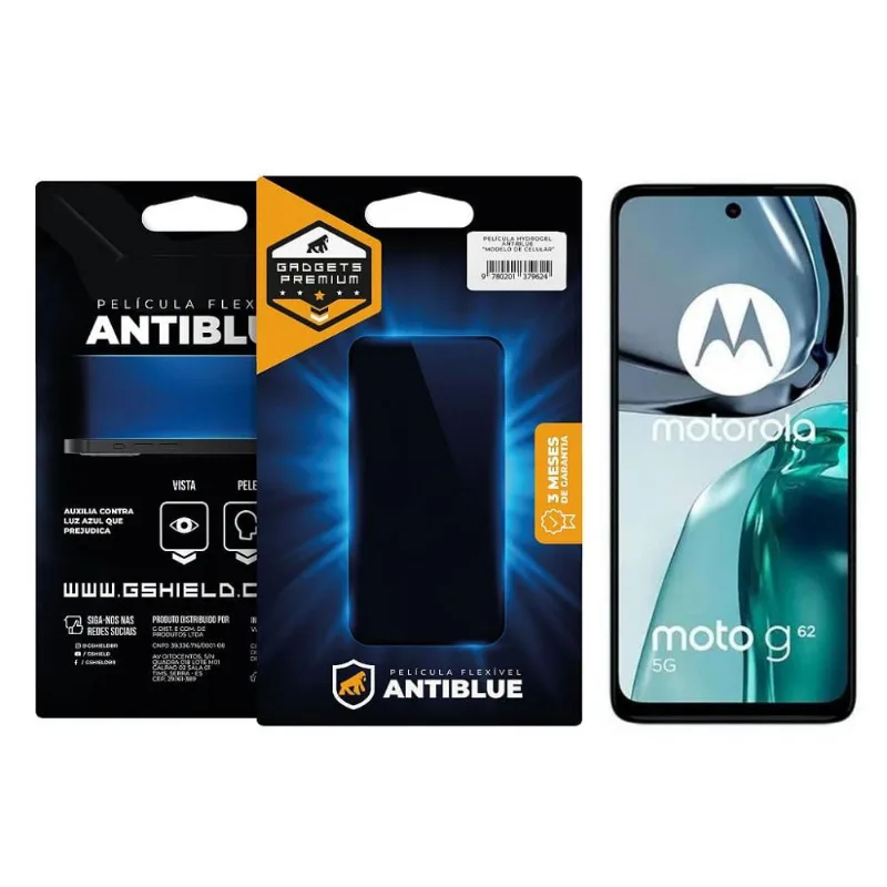 Película para Motorola Moto G62 5G - AntiBlue - Gshield - Gshield