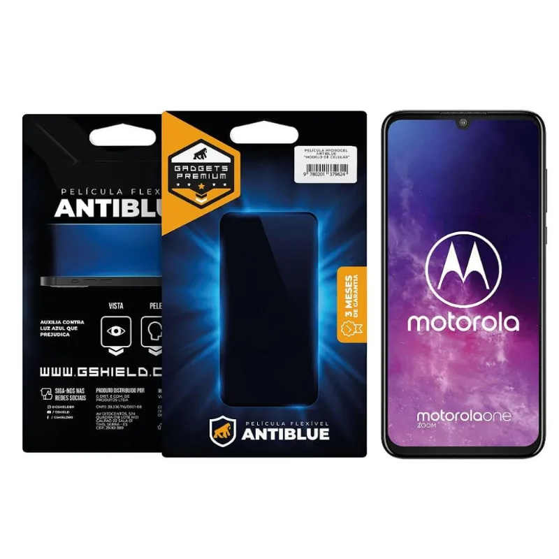 Película para Motorola Moto One Zoom - AntiBlue - Gshield - Gshield