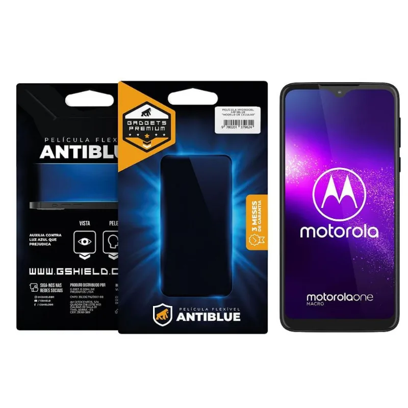 Película para Motorola One Macro - AntiBlue - Gshield - Gshield