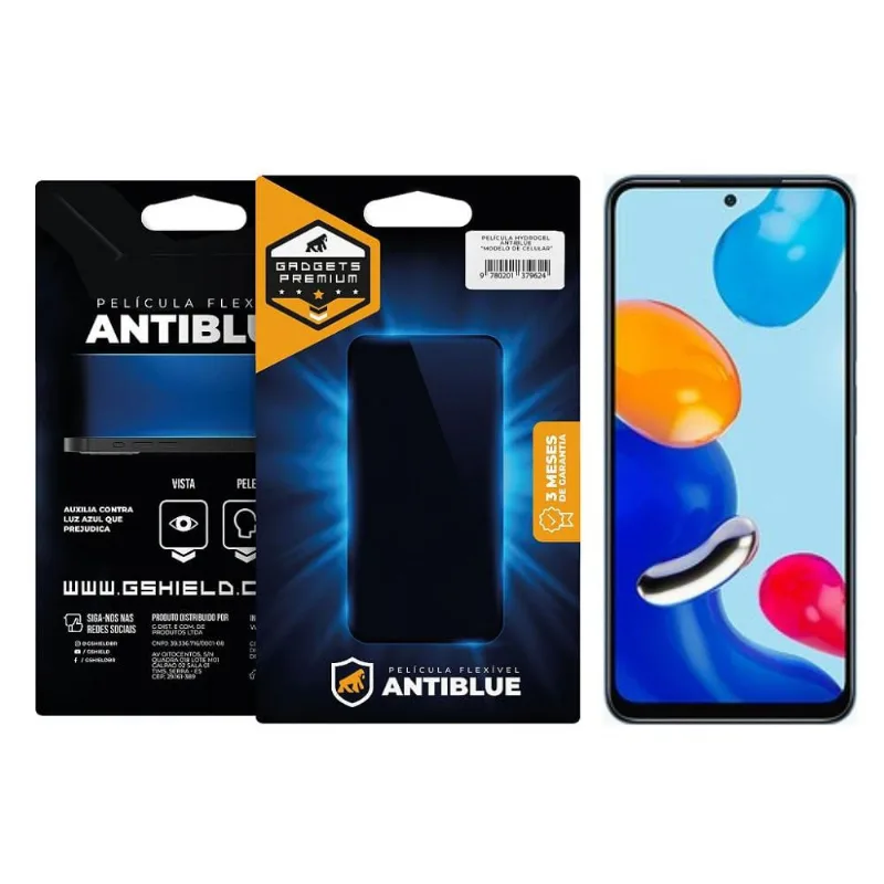 Película para Xiaomi Redmi Note 11 - AntiBlue - Gshield - Gshield