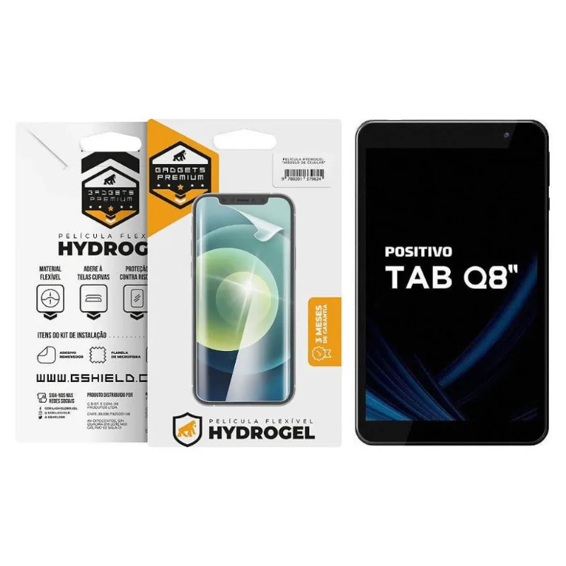 Película para Positivo Tab Q8 - Hydrogel HD - Gshield - Gshield