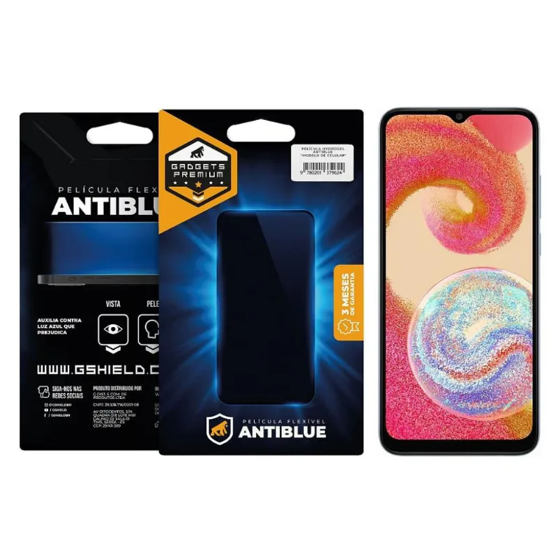 Película para Samsung Galaxy A04e - AntiBlue - Gshield - Gshield