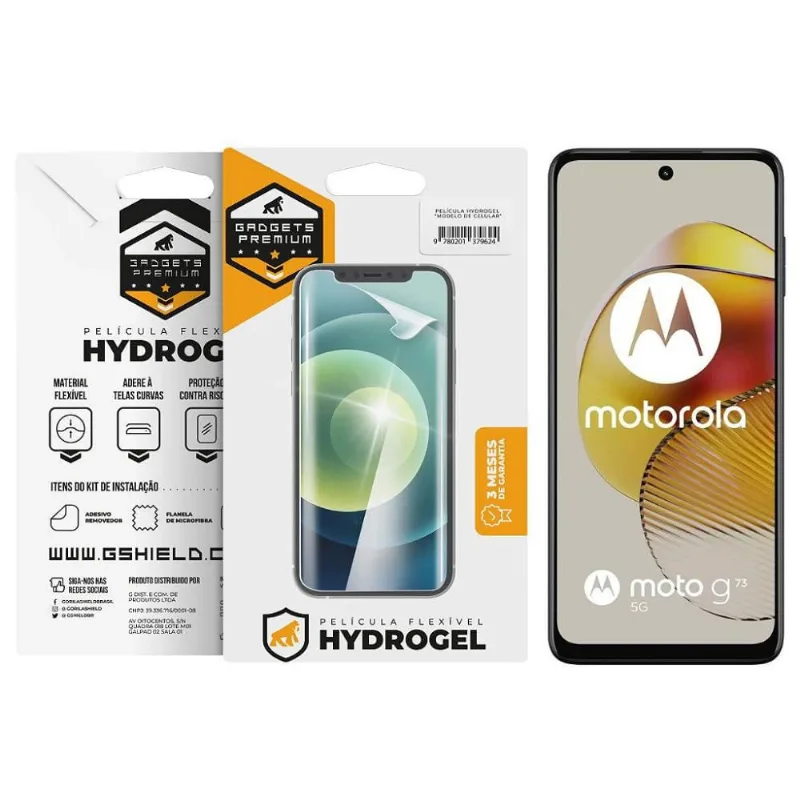 Película para Motorola Moto G73 5G - Hydrogel Gamer Fosca - Gshield - Gshield