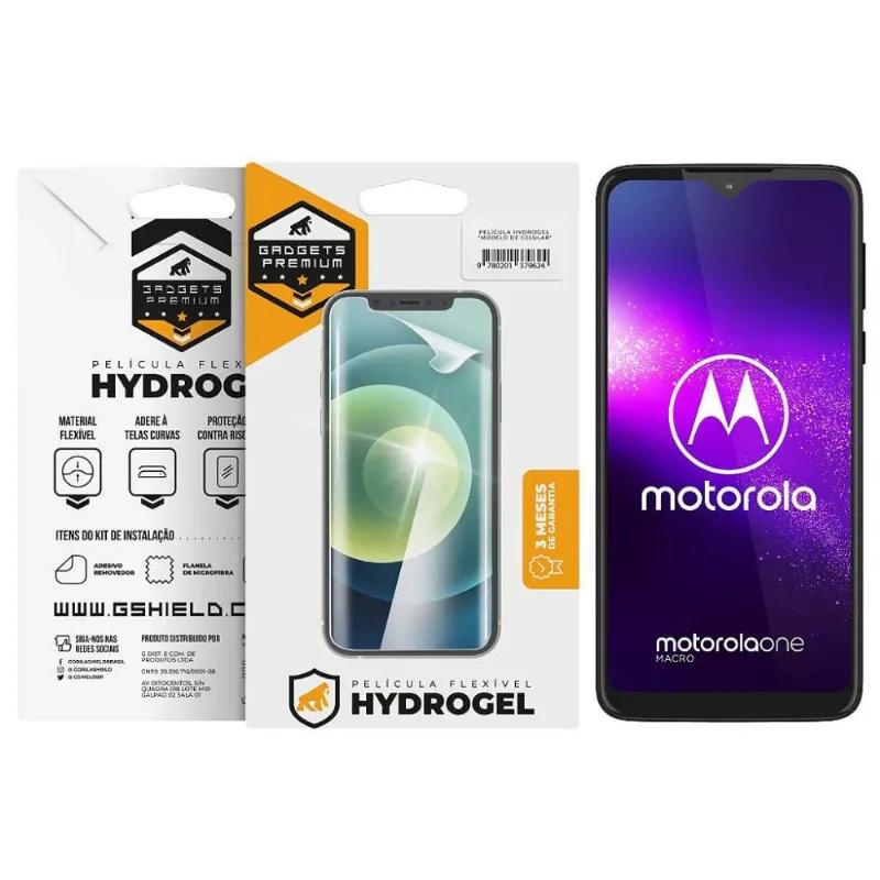 Película para Motorola One Macro - Hydrogel Gamer Fosca - Gshield - Gshield