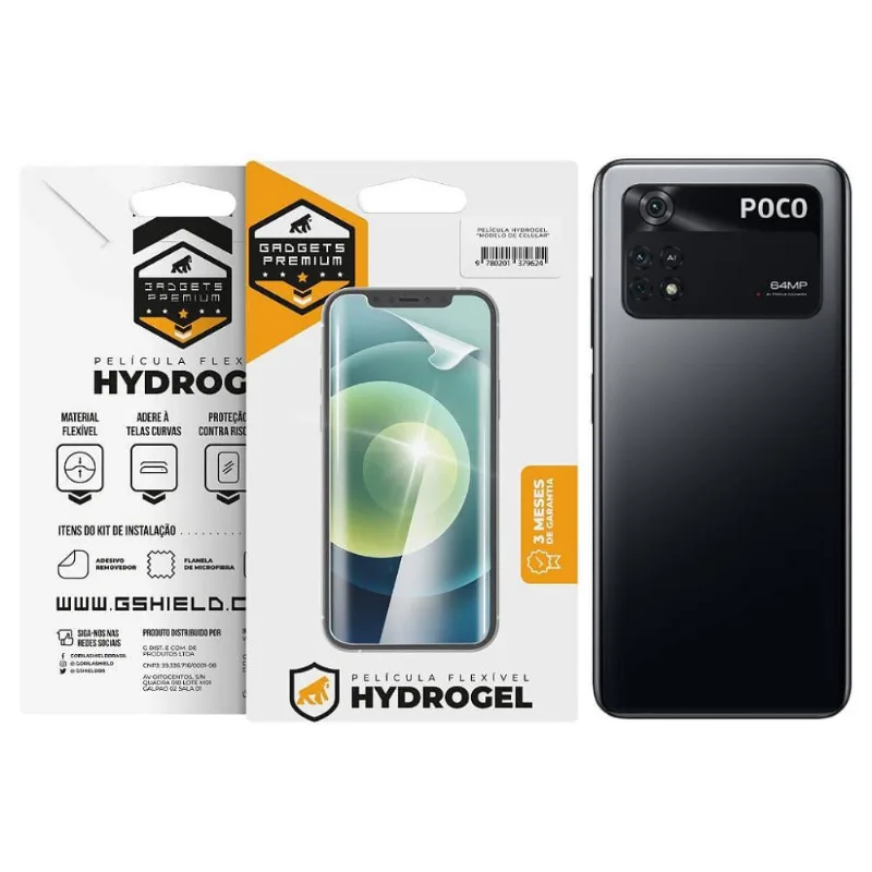Película para Xiaomi PocoM4 Pro-Traseira Hydrogel HD-Gshield - Gshield