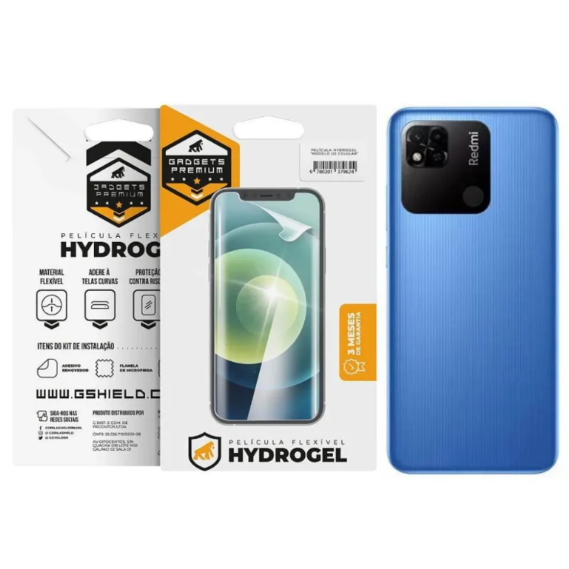 Película para Xiaomi Redmi 10A -Traseira Hydrogel HD-Gshield - Gshield