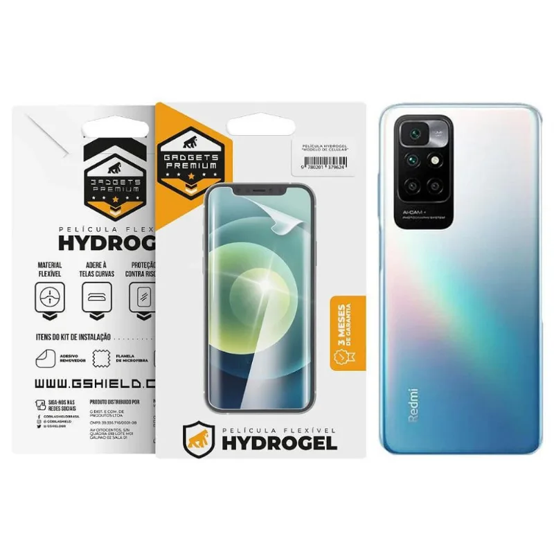 Película para Xiaomi Redmi 10 -Traseira Hydrogel HD- Gshield