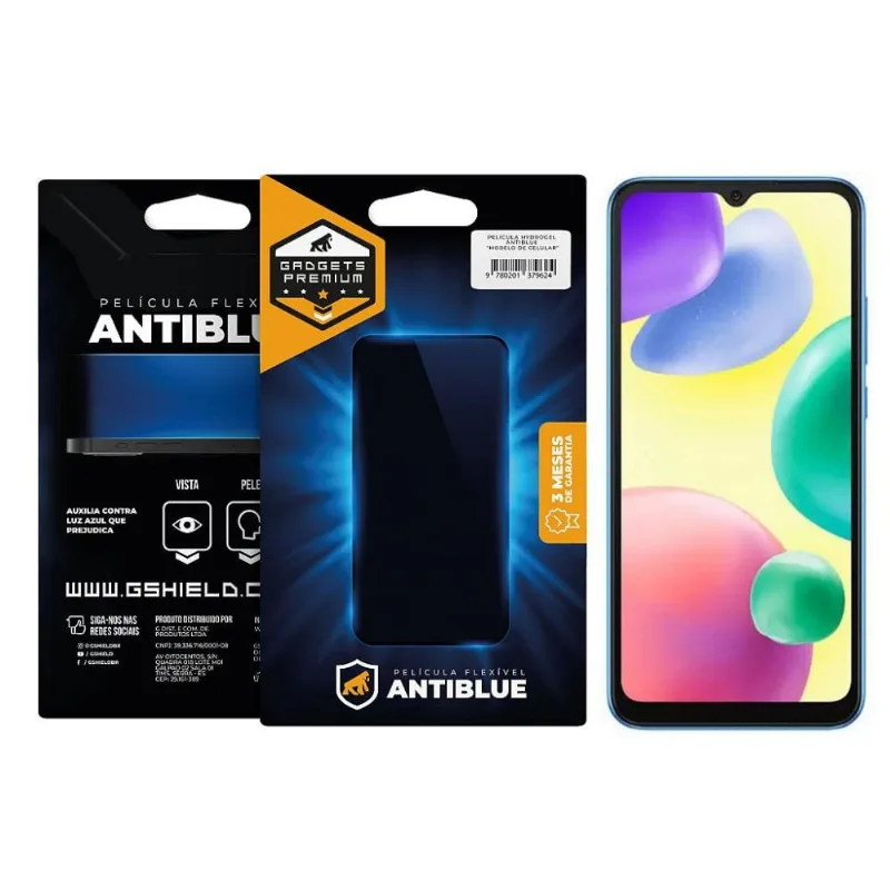 Película para Xiaomi Redmi 10A - AntiBlue - Gshield - Gshield