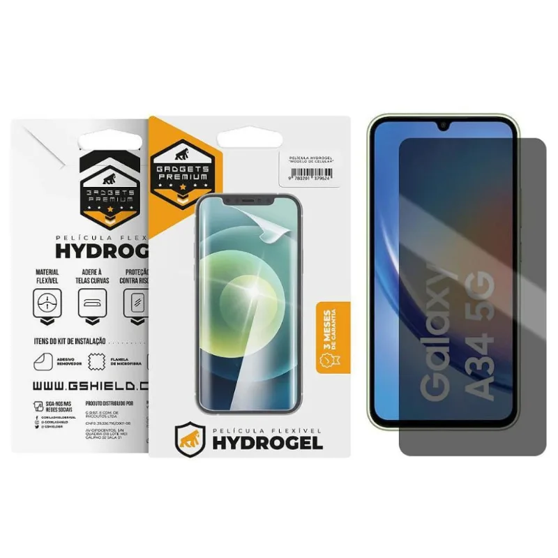Película para Samsung Galaxy A34 5G - Privacidade Hydrogel - Gshield - Gshield
