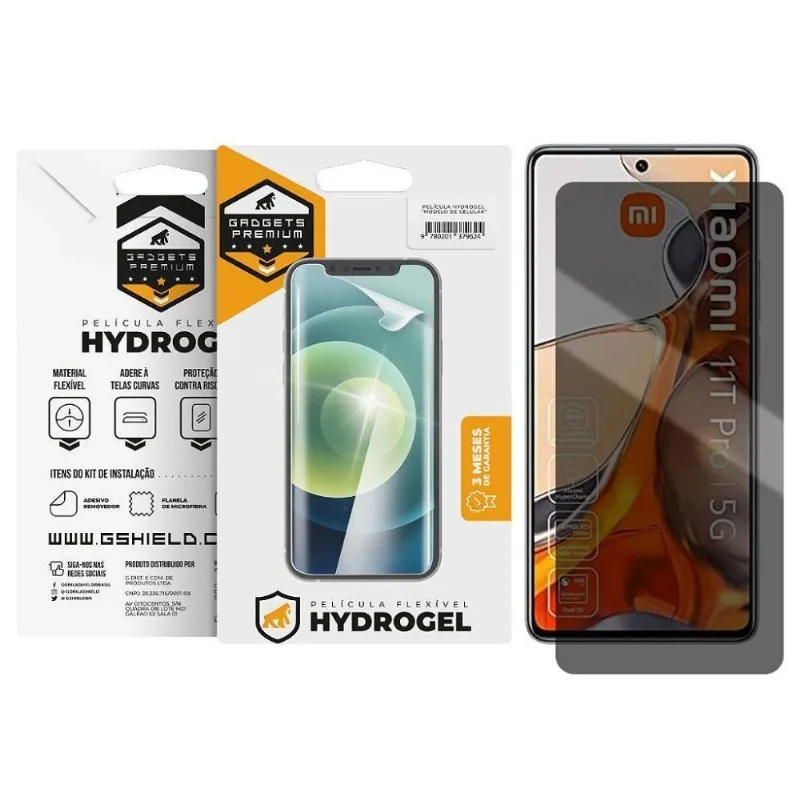 Película Para Xiaomi 11t Pro - Privacidade Hydrogel -gshield
