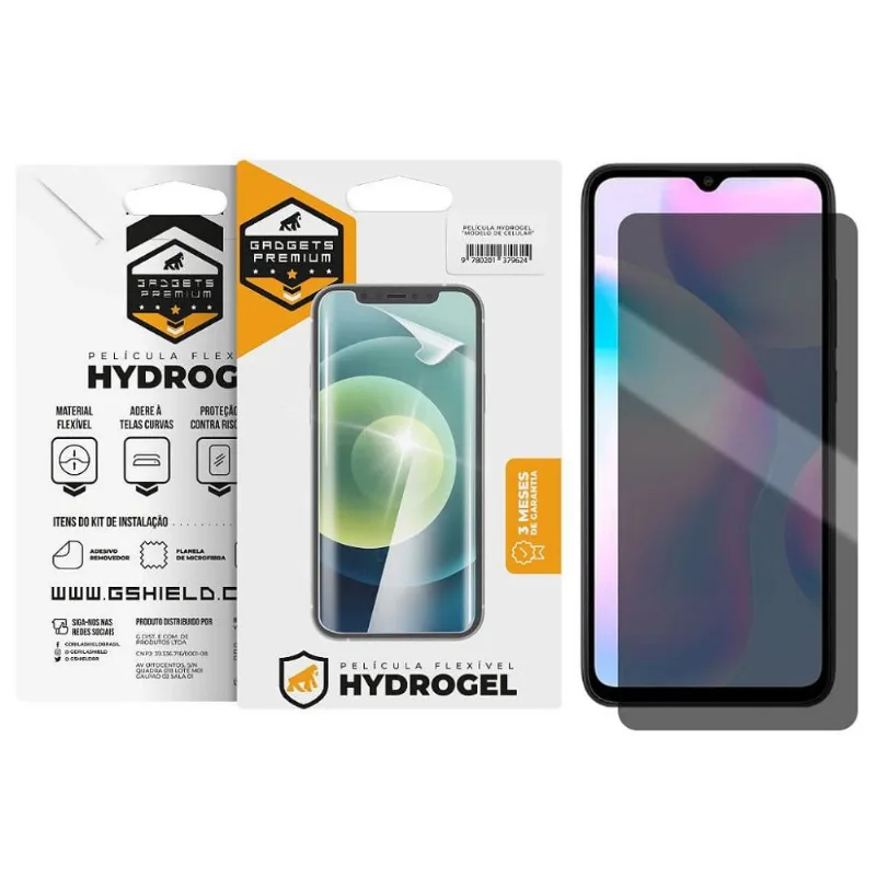 Película para Xiaomi Redmi 9A -Privacidade Hydrogel- Gshield
