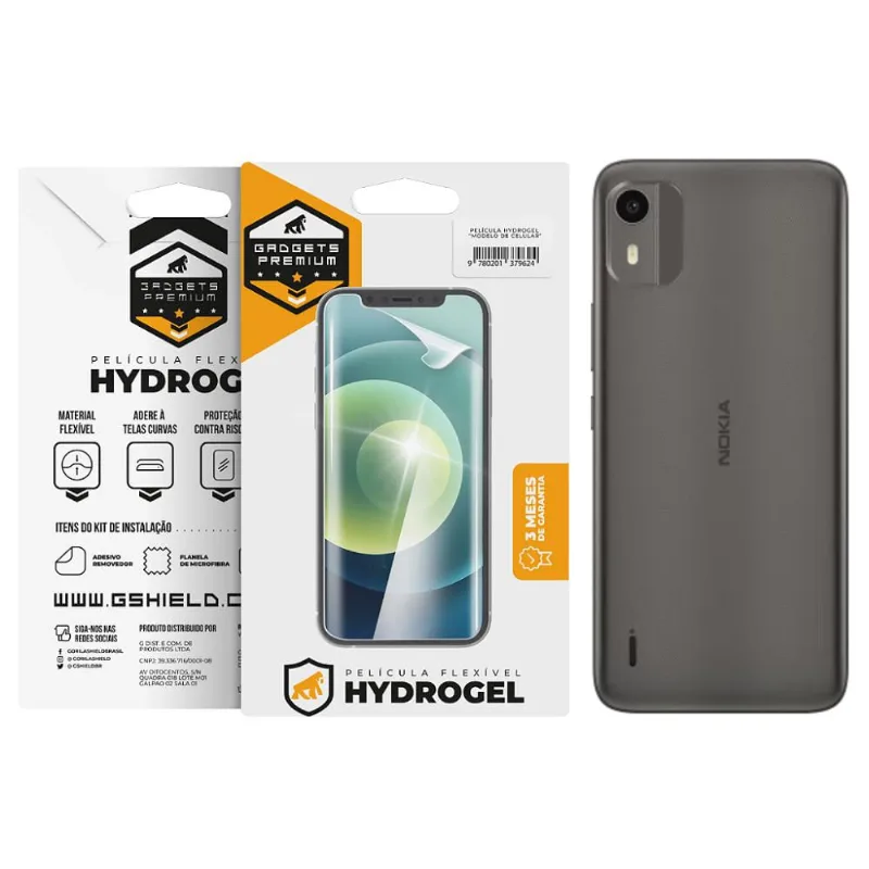 Película para Nokia C12 - Traseira Hydrogel HD- Gshield