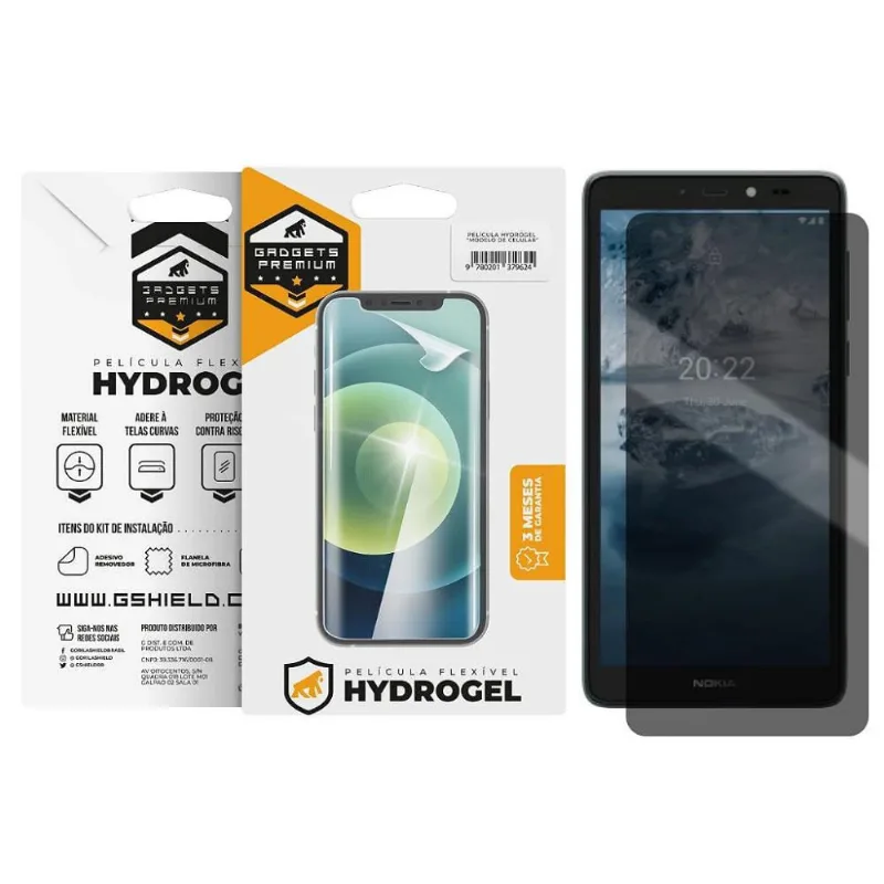 Película para NokiaC22ndEdition-Privacidade Hydrogel-Gshield - Gshield