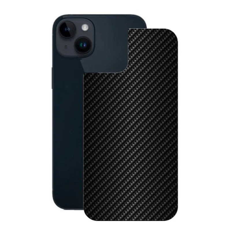 Película para iPhone 14 - Traseira de Fibra de Carbono Preta - Gshield - Gshield