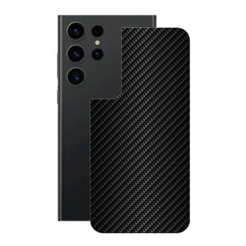 Película para Samsung Galaxy S23 Ultra - Traseira de Fibra de Carbono Preta - Gshield