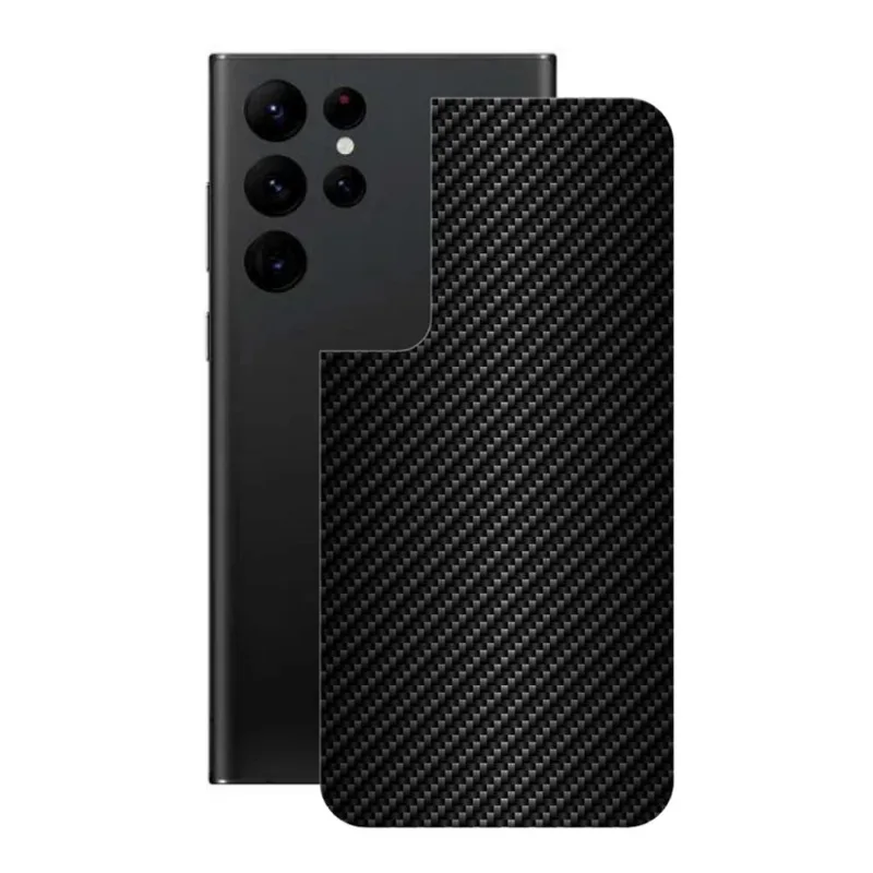 Película Galaxy S22 Ultra-Traseira FibraCarbonoPreta-Gshield