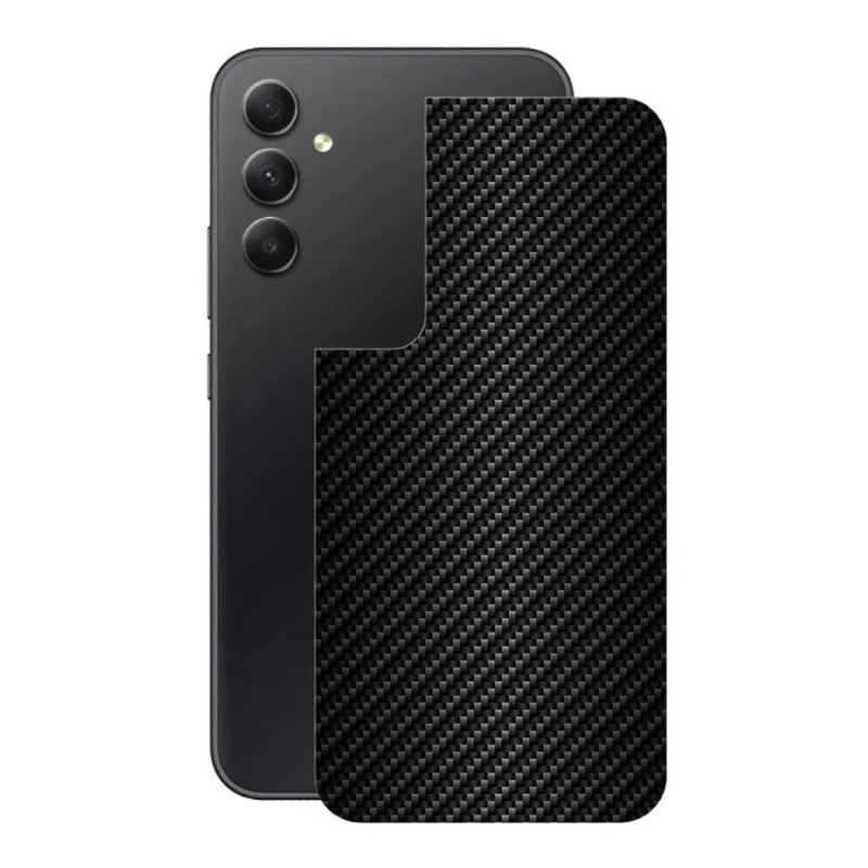 Película para Samsung Galaxy A34 5G - Traseira de Fibra de Carbono Preta - Gshield